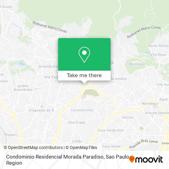 Mapa Condominio Residencial Morada Paradiso