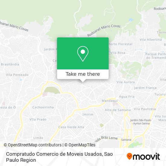 Mapa Compratudo Comercio de Moveis Usados