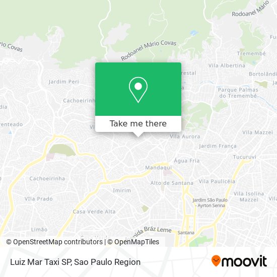 Mapa Luiz Mar Taxi SP