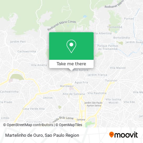 Martelinho de Ouro map