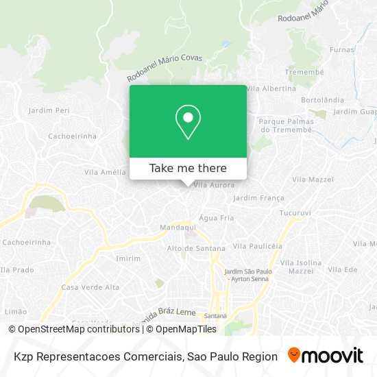 Kzp Representacoes Comerciais map