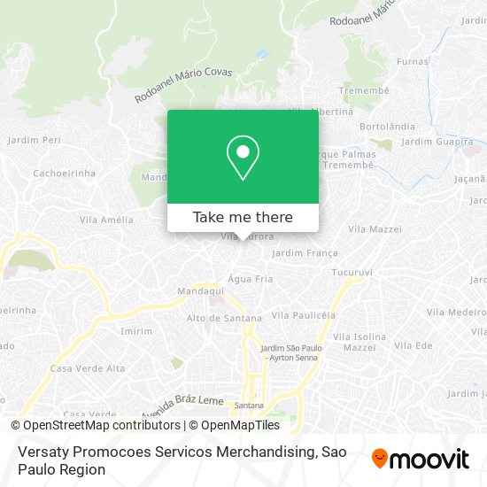 Versaty Promocoes Servicos Merchandising map