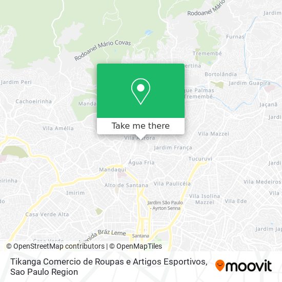 Tikanga Comercio de Roupas e Artigos Esportivos map