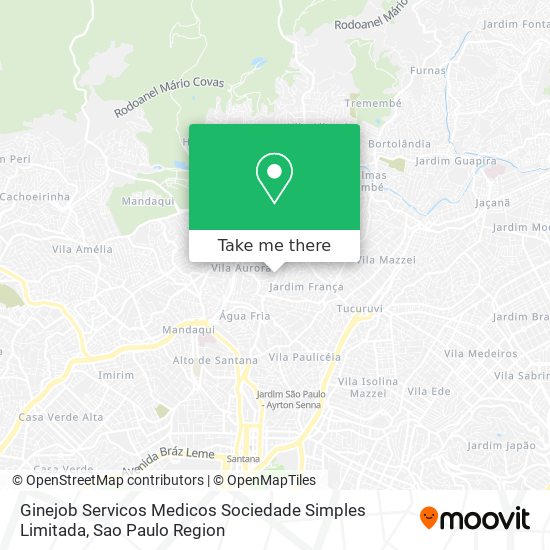 Ginejob Servicos Medicos Sociedade Simples Limitada map
