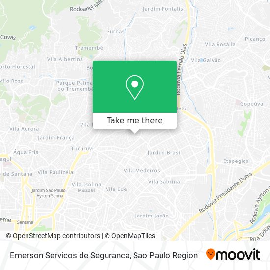 Emerson Servicos de Seguranca map