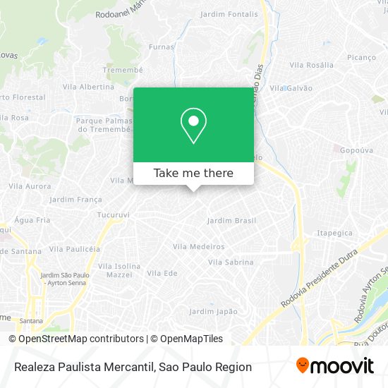 Realeza Paulista Mercantil map