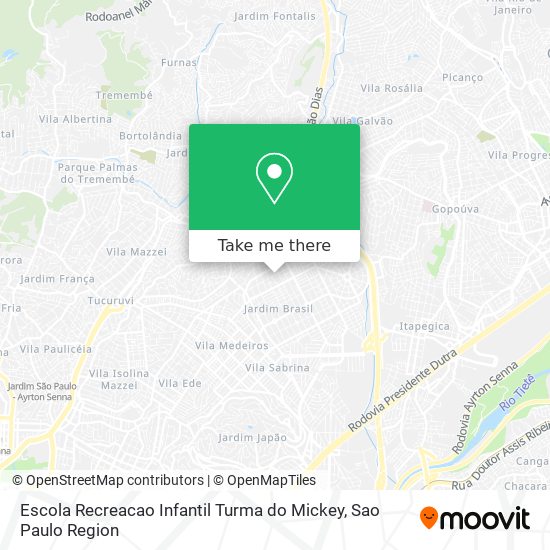Escola Recreacao Infantil Turma do Mickey map