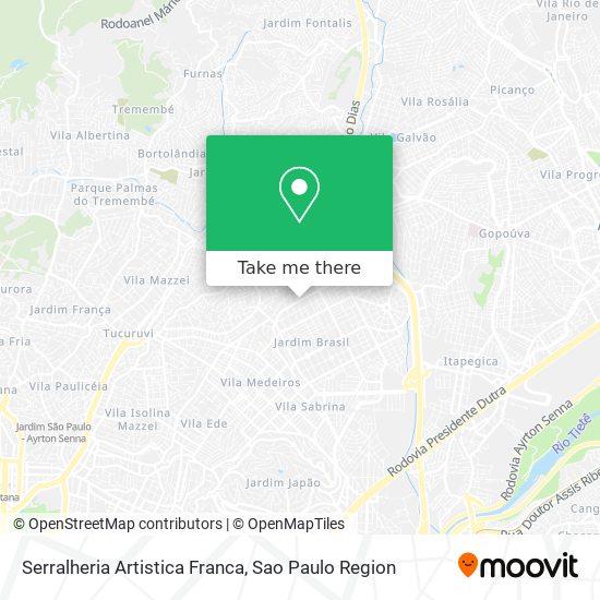 Serralheria Artistica Franca map