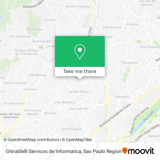 Mapa Ghiraldelli Servicos de Informatica