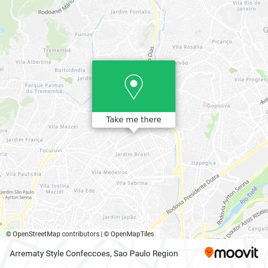 Arrematy Style Confeccoes map