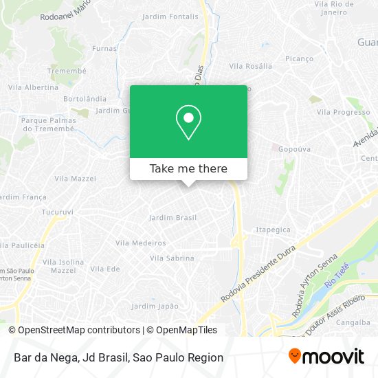 Bar da Nega, Jd Brasil map