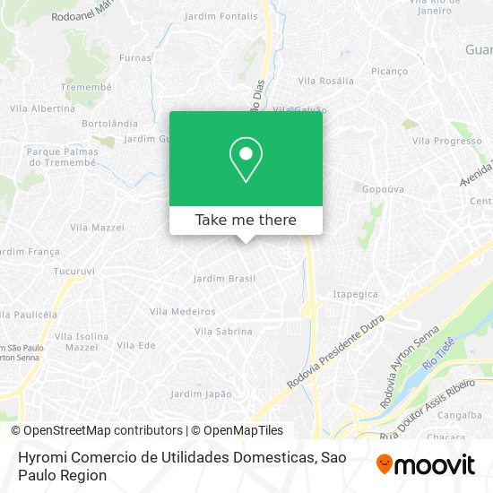 Hyromi Comercio de Utilidades Domesticas map