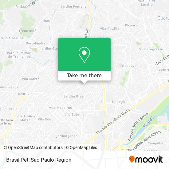 Brasil Pet map