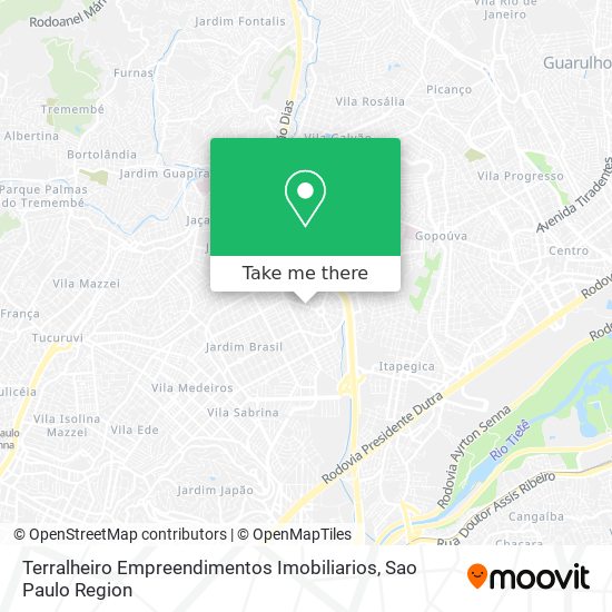 Terralheiro Empreendimentos Imobiliarios map