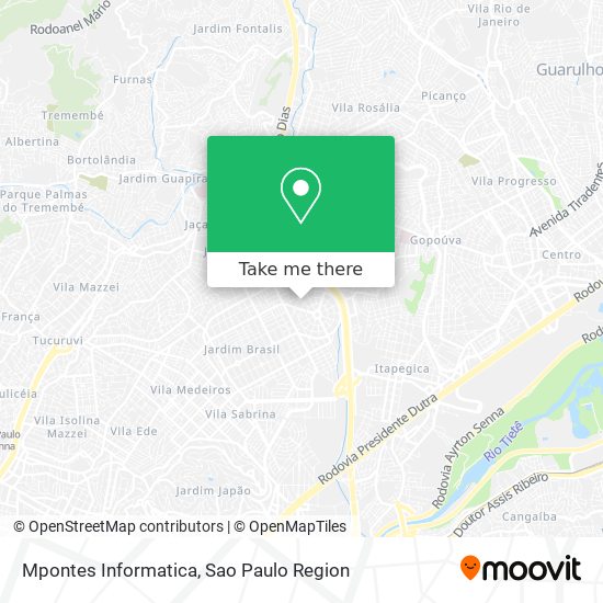 Mpontes Informatica map