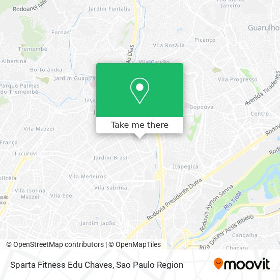 Sparta Fitness Edu Chaves map