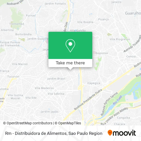 Rm - Distribuidora de Alimentos map