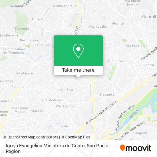 Igreja Evangelica Ministros de Cristo map