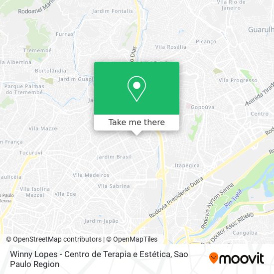 Winny Lopes - Centro de Terapia e Estética map