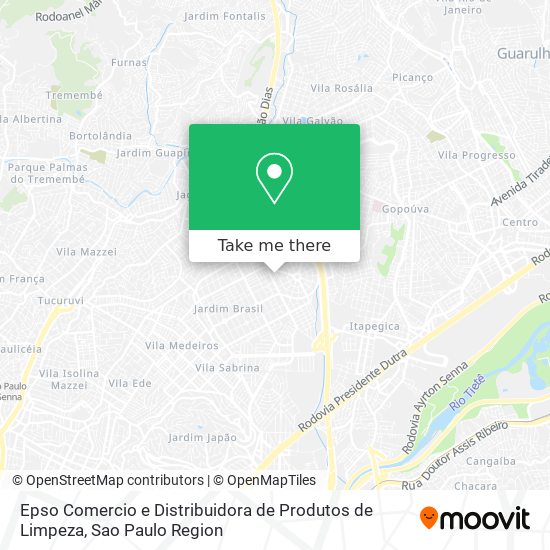 Epso Comercio e Distribuidora de Produtos de Limpeza map