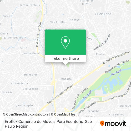 Eroflex Comercio de Moveis Para Escritorio map