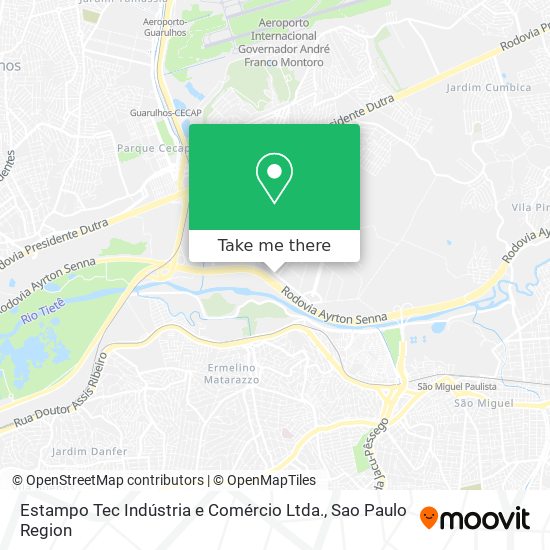 Estampo Tec Indústria e Comércio Ltda. map