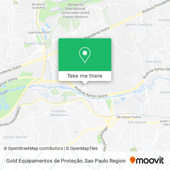 Gold Equipamentos de Proteção map