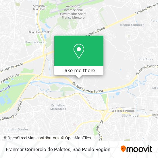Franmar Comercio de Paletes map
