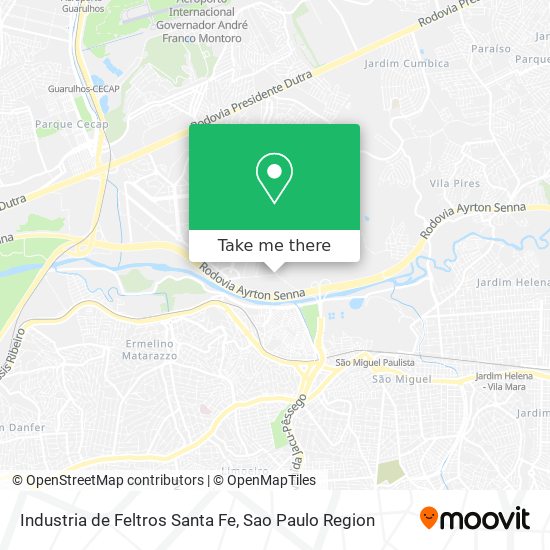 Industria de Feltros Santa Fe map