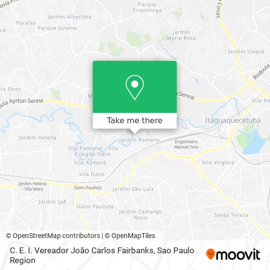 C. E. I. Vereador João Carlos Fairbanks map
