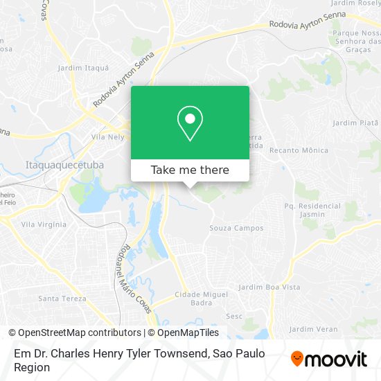 Em Dr. Charles Henry Tyler Townsend map