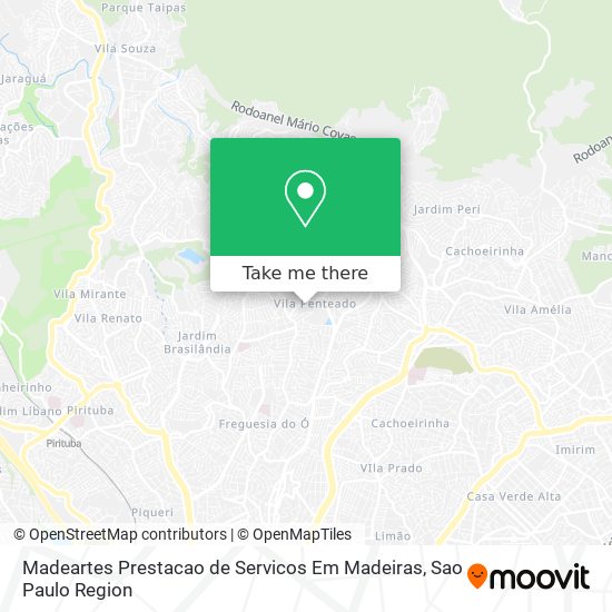 Mapa Madeartes Prestacao de Servicos Em Madeiras