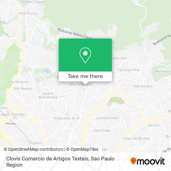 Clovis Comercio de Artigos Texteis map