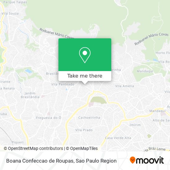 Boana Confeccao de Roupas map