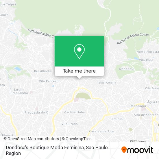 Mapa Dondoca's Boutique Moda Feminina