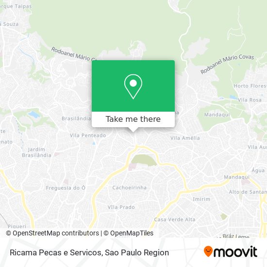 Ricama Pecas e Servicos map