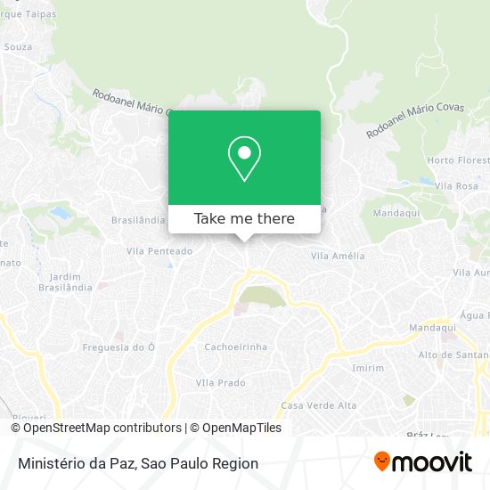 Mapa Ministério da Paz