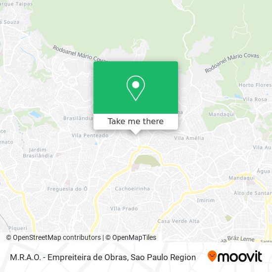 M.R.A.O. - Empreiteira de Obras map