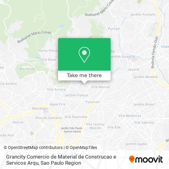 Grancity Comercio de Material de Construcao e Servicos Arqu map