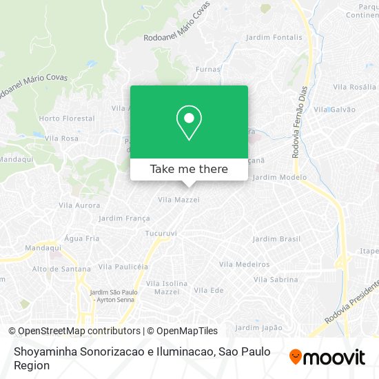 Shoyaminha Sonorizacao e Iluminacao map