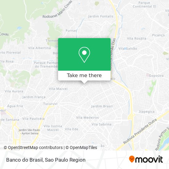 Banco do Brasil map