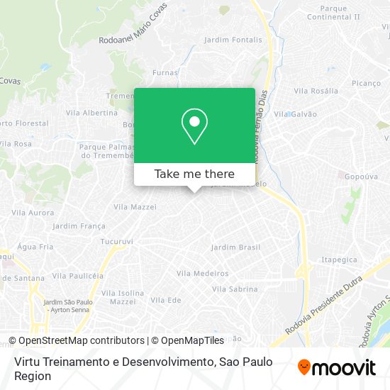 Virtu Treinamento e Desenvolvimento map