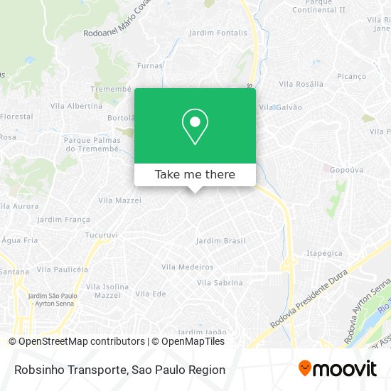 Mapa Robsinho Transporte