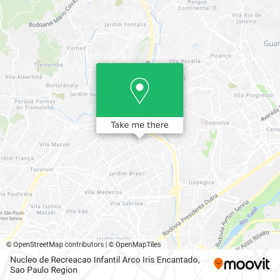 Nucleo de Recreacao Infantil Arco Iris Encantado map
