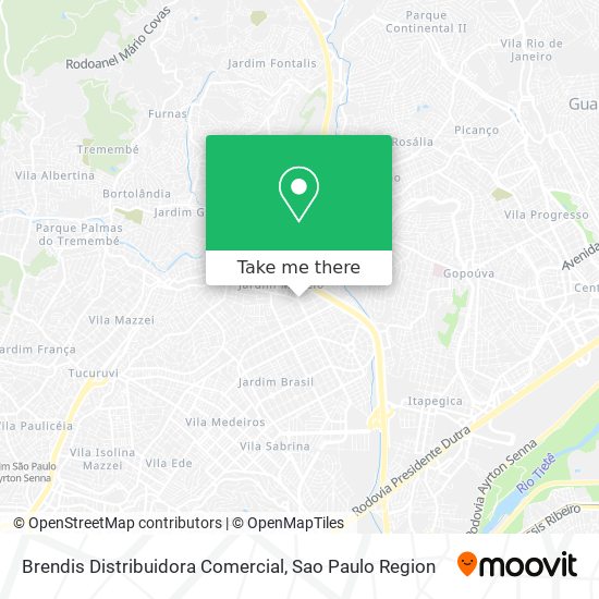 Mapa Brendis Distribuidora Comercial