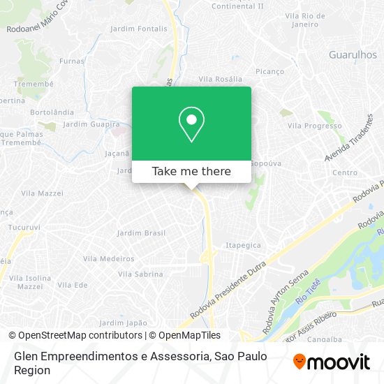 Mapa Glen Empreendimentos e Assessoria