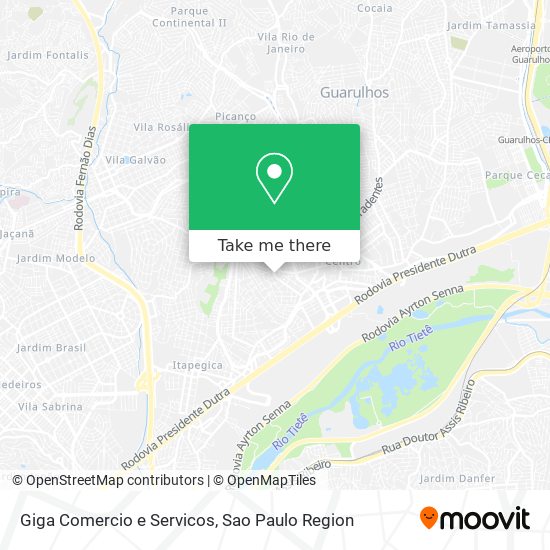 Giga Comercio e Servicos map