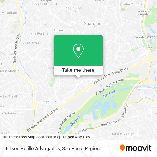 Edson Polillo Advogados map