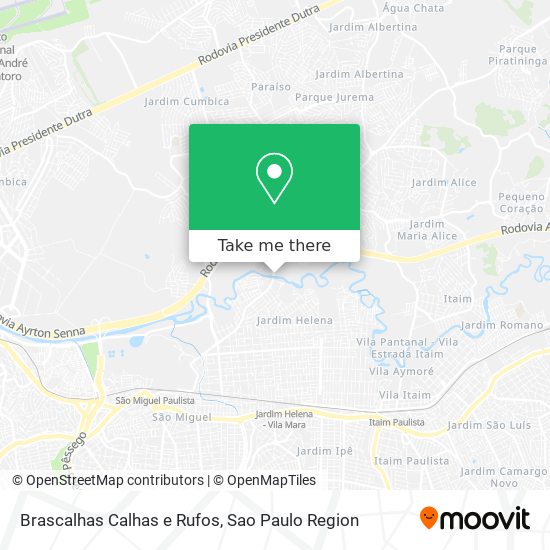 Brascalhas Calhas e Rufos map