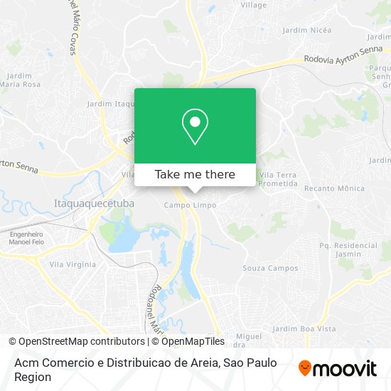 Acm Comercio e Distribuicao de Areia map